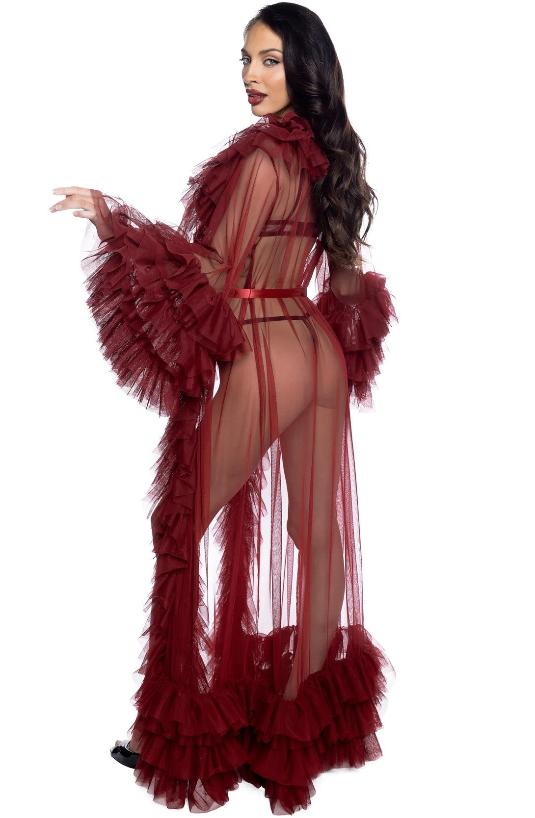 Voguish Glam Robe Merlot