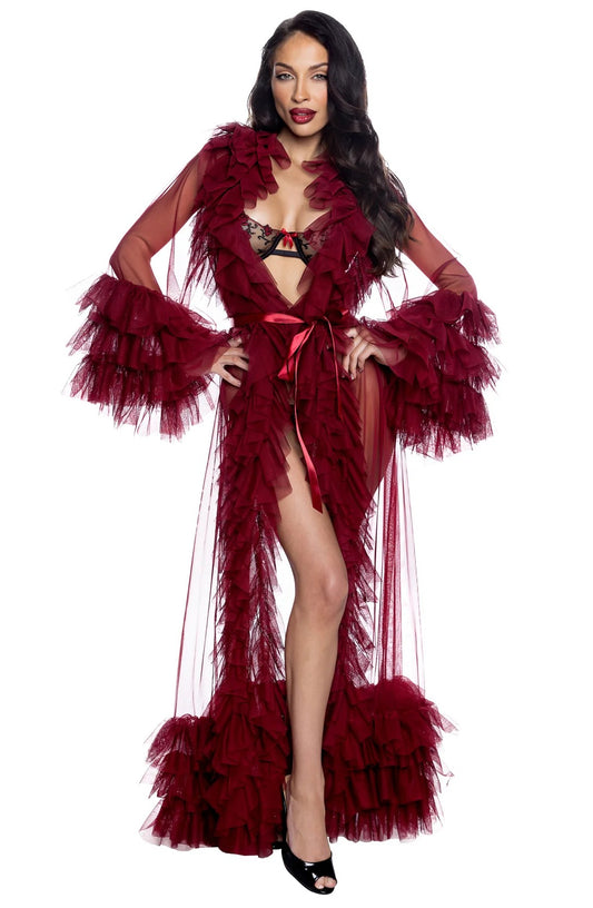 Voguish Glam Robe Merlot