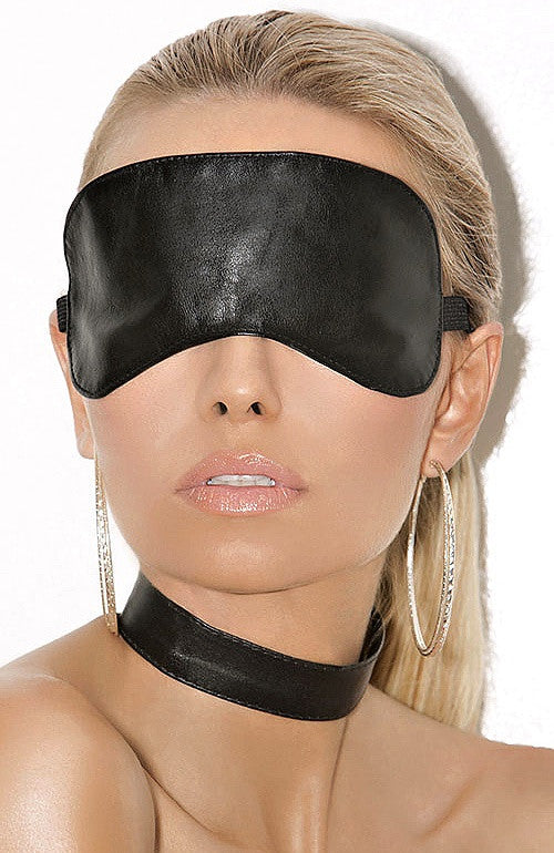 L9152 Leather blindfold. - Sexylingerieland